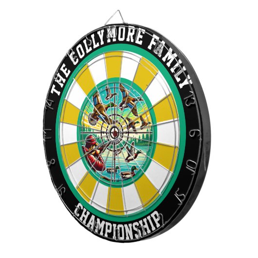 Fett-Ziel-Flying-Ducks-Dekoration Dartscheibe (Vorderseite rechts)