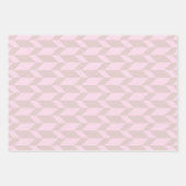 Fett zwei Tonarme Zickzack Strickfarben Geschenkpapier Set (Vorderseite 3)