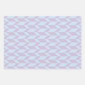 Fett zwei Tonarme Zickzack Strickfarben Geschenkpapier Set (Vorderseite 2)