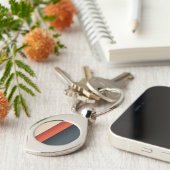 Fettabgleich: Minimalistische Farbbänder in Bewegu Schlüsselanhänger (Seite)