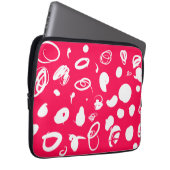 Fettabstraktes Design Elektronik Bag Laptopschutzhülle (Vorne Rechts)