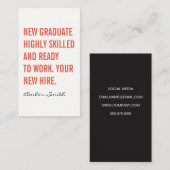 Fettangebot Visitenkarte (Vorne/Hinten)