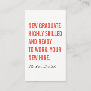 Fettangebot Visitenkarte