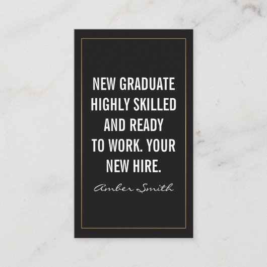 Fettangebot Visitenkarte (Vorderseite)