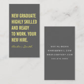 Fettangebot Visitenkarte (Vorne/Hinten)