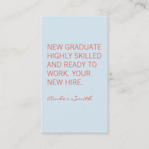 Fettangebot Visitenkarte