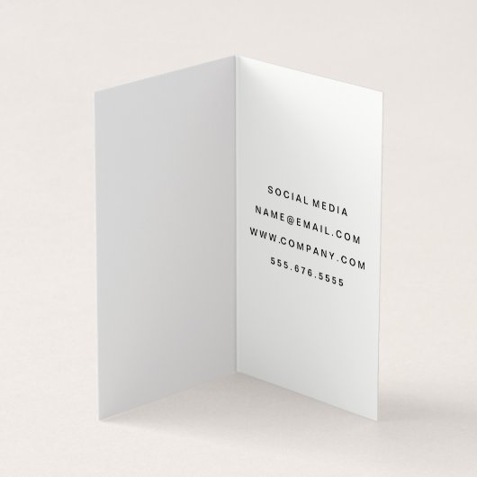 Fettangebot Visitenkarten (Innenseite)