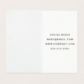 Fettangebot Visitenkarten (Innenseite Aufgefaltet)