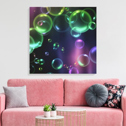 Fettblasen Leinwanddruck (Insitu (Wohnzimmer))