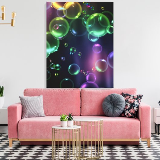 Fettblasen Leinwanddruck (Insitu (Wohnzimmer))