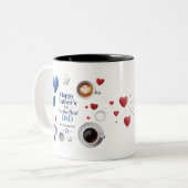 Fettblende Zweifarbige Tasse (Vorderseite Links)