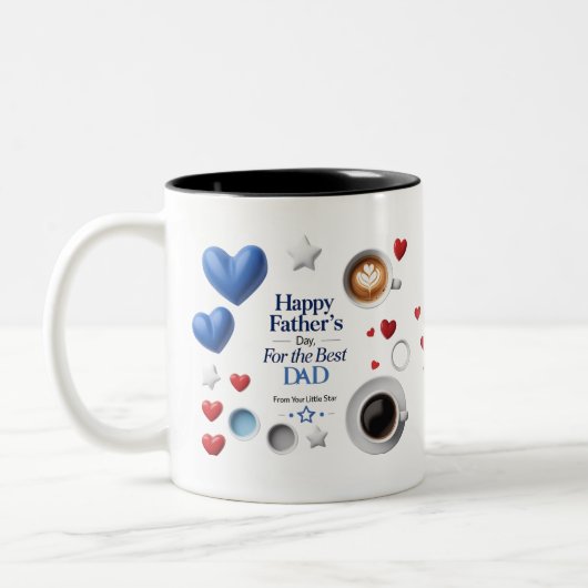Fettblende Zweifarbige Tasse (Links)