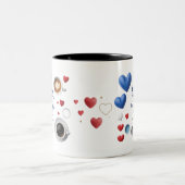 Fettblende Zweifarbige Tasse (Mittel)