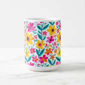 Fettblumen-Malerei-Tasse Kaffeetasse (Mittel)