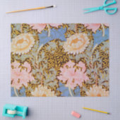Fettblumendesign Wm Morris Seidenpapier (Basteln)