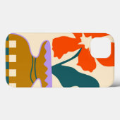 Fettblut in einer Gemusterten Vase Case-Mate iPhone Hülle (Rückseite (Horizontal))