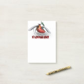 Fettblutbetrunkene Mücke Post-it Klebezettel (Auf Schreibtisch)