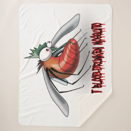 Fettblutbetrunkene Mücke Sherpadecke