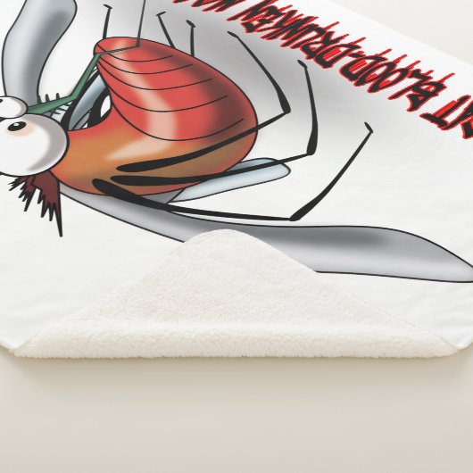 Fettblutbetrunkene Mücke Sherpadecke (3/4)