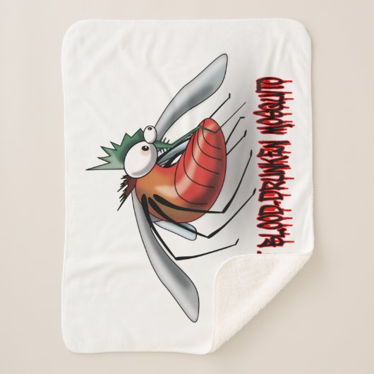 Fettblutbetrunkene Mücke Sherpadecke (Vorderseite)