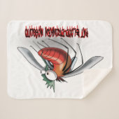 Fettblutbetrunkene Mücke Sherpadecke (Vorderseite (Horizontal))