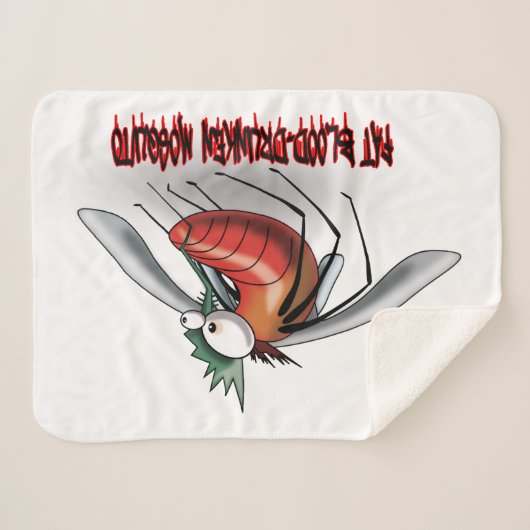 Fettblutbetrunkene Mücke Sherpadecke (Vorderseite (Horizontal))