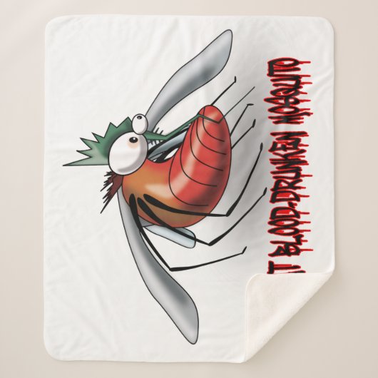 Fettblutbetrunkene Mücke Sherpadecke (Vorderseite)