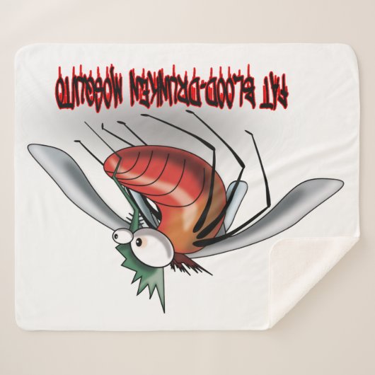 Fettblutbetrunkene Mücke Sherpadecke (Vorderseite (Horizontal))