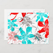 Fettblüten Postkarte (Vorne/Hinten)