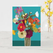 Fettblutgrüßkarte Karte (Gelbe Blume)