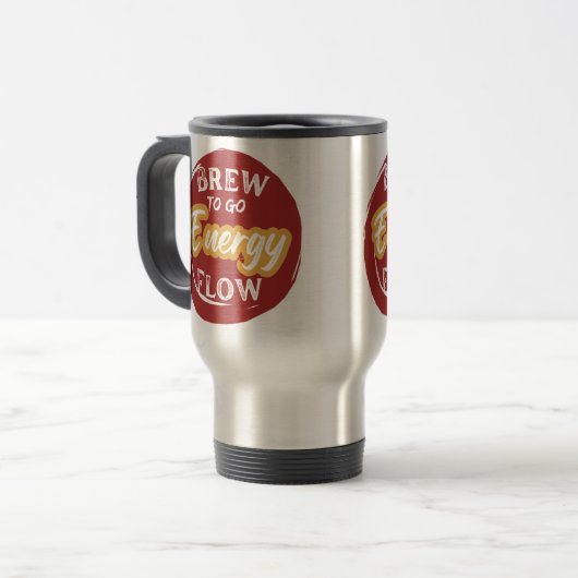 Fettbrauen zum Durchfluss von Kaffee Reisebecher (Vorderseite Links)