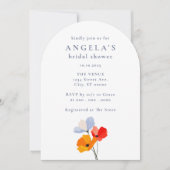 Fettbraunes Brautparty Einladung (Vorderseite)