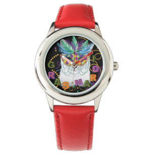 Fettdienstag Cat, Funny Fettdienstag Armbanduhr
