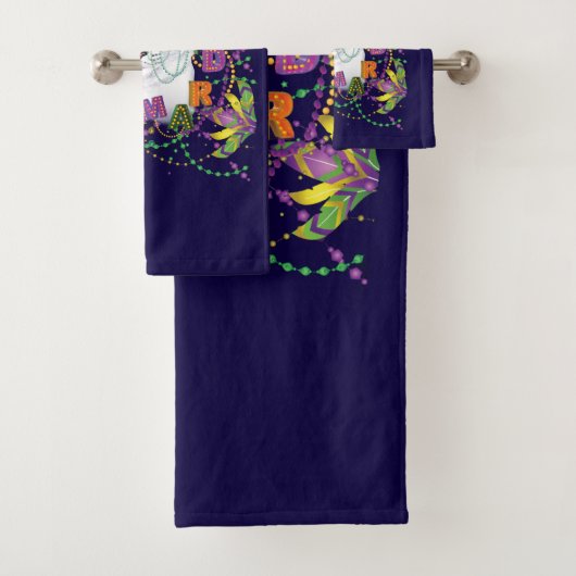 Fettdienstag Cat, Funny Fettdienstag Badhandtuch Set (Insitu)