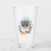 Fettdienstag Cat, Funny Fettdienstag Glas (Vorderseite)