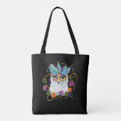Fettdienstag Cat, Funny Fettdienstag Tasche (Rückseite)