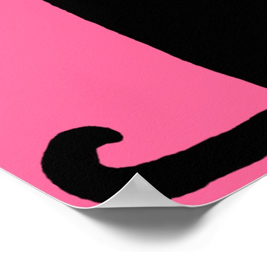 Fettdruck (Farbe, Größe) Poster (Ecke)