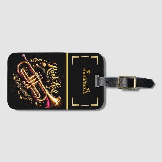 Fettdruck Gepäckanhänger (Vorderseite (Horizontal))