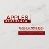 Fettdruck-Kundenbindung Treuekarte (Vorne/Hinten)