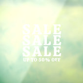 Fettdruck-Shop Verkauf Fensteraufkleber (Blatt 3)