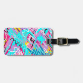 Fettdruckausdruck Abstrakt Gepäckanhänger (Vorderseite horizontal)