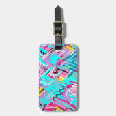 Fettdruckausdruck Abstrakt Gepäckanhänger (Vorderseite vertikal)