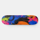 Fette abstrakte Farbspritzer-Skateboard-Platine Skateboard (Horizontal)