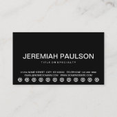 fette BARBER-Kundenkarte Treuekarte (Rückseite)