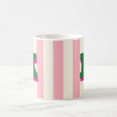 Fette benutzerdefinierte Initiale, personalisierte Kaffeetasse (Mittel)