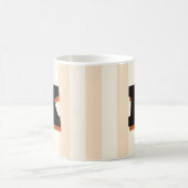 Fette benutzerdefinierte Initiale, personalisierte Kaffeetasse (Mittel)