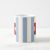 Fette benutzerdefinierte Initiale, personalisierte Kaffeetasse (Mittel)
