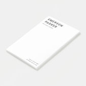 Fette Bezeichnung und Textgeschäft Post-it Klebezettel (angewinkelt)