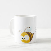 Fette Bienen-Tasse Kaffeetasse (Vorderseite Links)