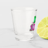 Fette „Big Shot“ Grün- und Rosa-Shotgläser Schnapsglas (Links)